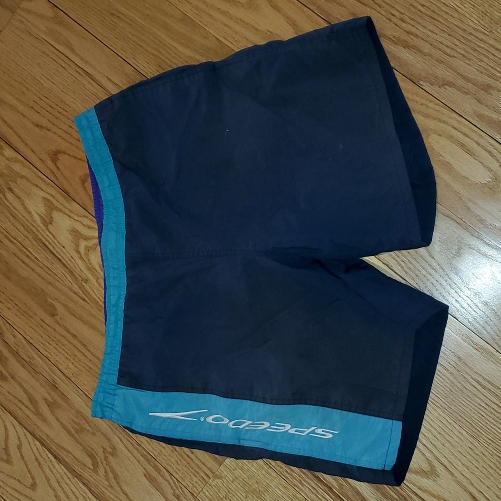 SPEEDO SWIM TRUNKS SHORTS S Vintage